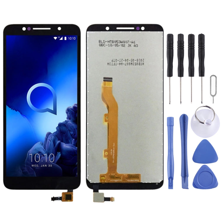 LCD Screen and Digitizer Full Assembly for Alcatel 1C OT5009 5009D(Black)
