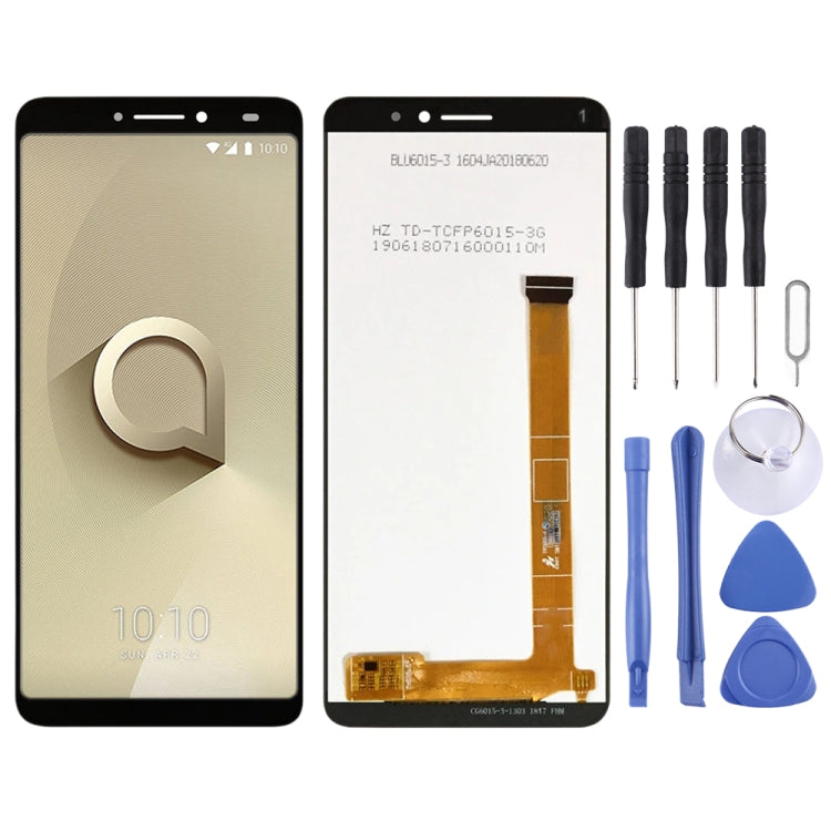 LCD Screen and Digitizer Full Assembly for Alcatel 3V 5099 5099A 5099D 5099Y 5099U(Black)