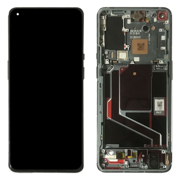 For OnePlus 9 Pro LE2121 LE2125 LE2123 LE2120 Digitizer Full Assembly With Frame Original LCD Screen (Green)