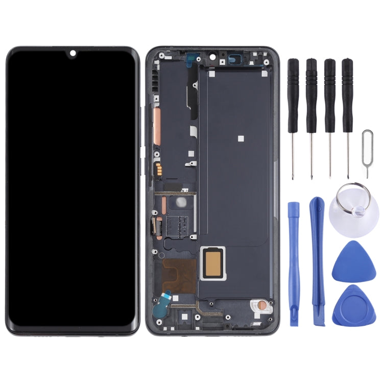 AMOLED LCD Screen for Xiaomi Mi Note 10 Lite M2002F4LG Digitizer Full Assembly with Frame