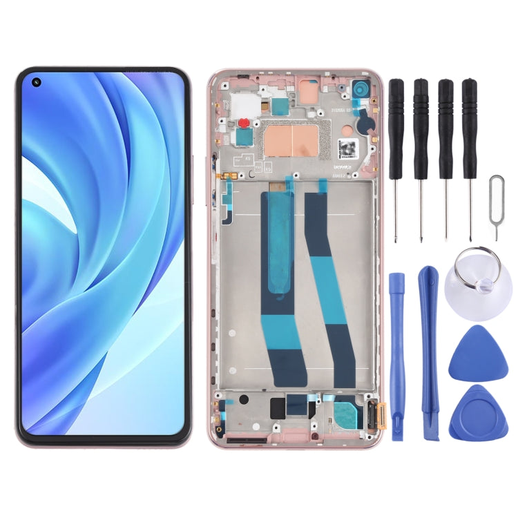Original LCD Screen for Xiaomi Mi 11 Lite 4G/11 Lite 5G NE M2101K9AG M2101K9AI
