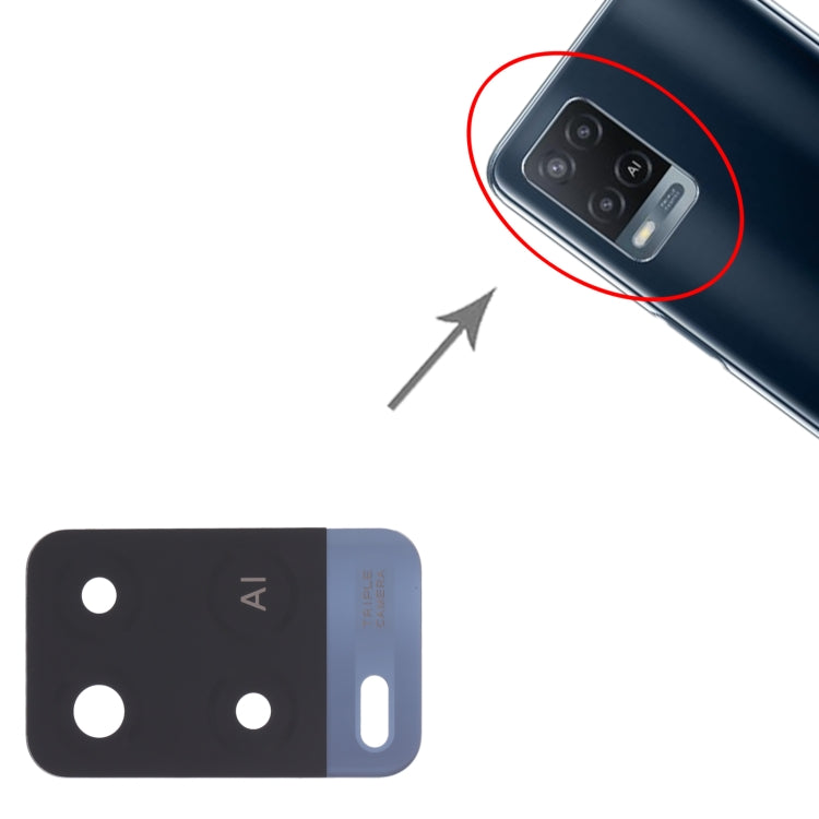 For OPPO A54 4G 10 PCS Back Camera Lens