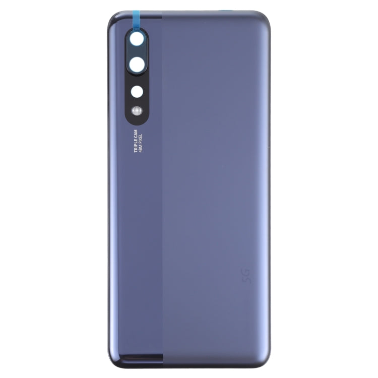 Glass Battery Back Cover for ZTE Axon 10s Pro 5G(Blue)