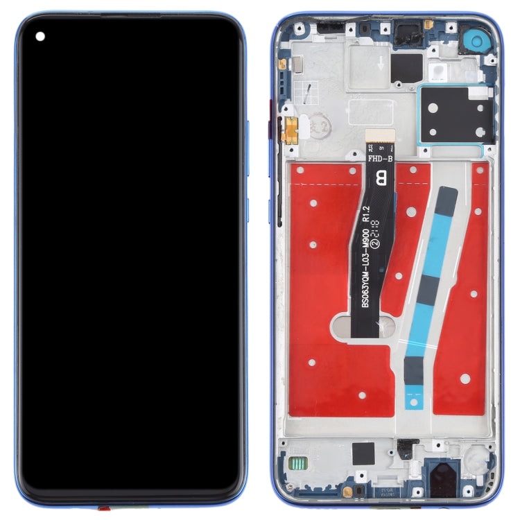 OEM LCD Screen for Huawei Mate 30 Lite Digitizer Full Assembly with Frame(Blue)