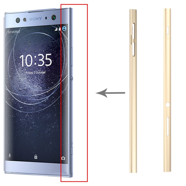1 Pair Metal Side Part Sidebar For Sony Xperia XA2 Ultra