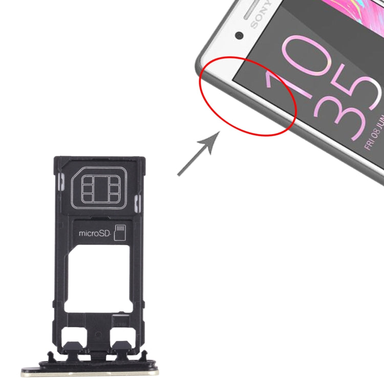 SIM Card Tray + Micro SD Card Tray for Sony Xperia X Performance