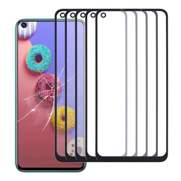 For Infinix S5 / S5 Lite X652, X652B, X652C 5pcs Front Screen Outer Glass Lens