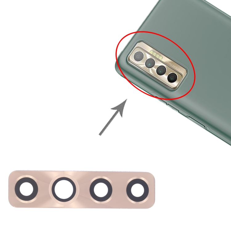 For Tecno Camon 17P CG7 10pcs Back Camera Lens