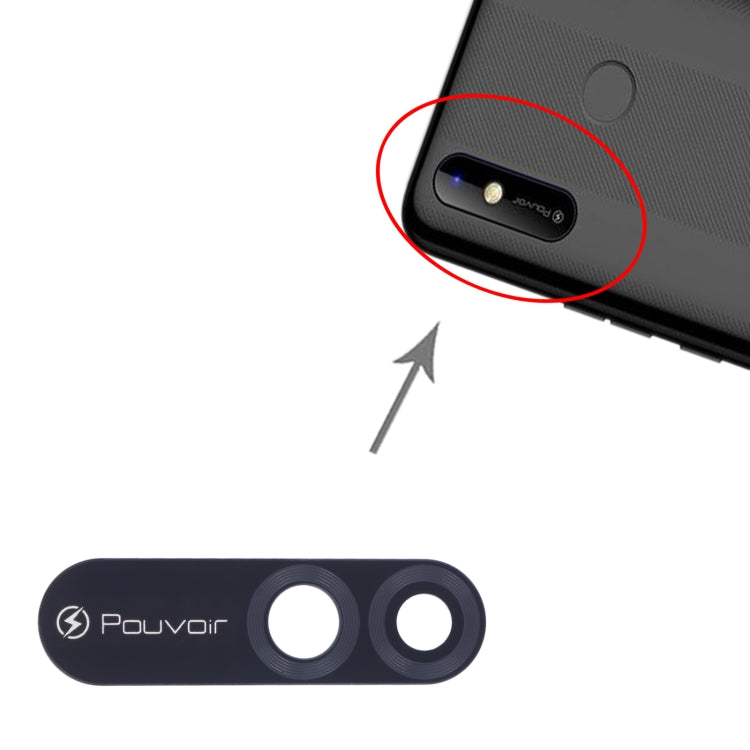 For Tecno Pouvoir 3 Air LC6 10pcs Back Camera Lens
