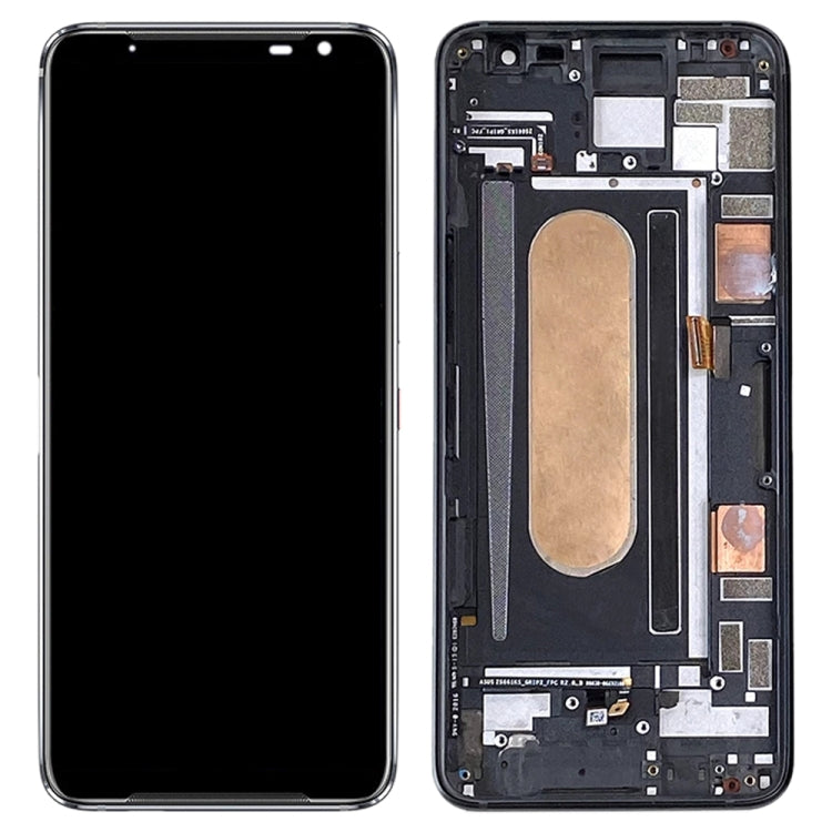 Original OLED LCD Screen for Asus ROG Phone 3 ZS661KS I003DD Digitizer Full Assembly with Frameï¼ˆBlack)