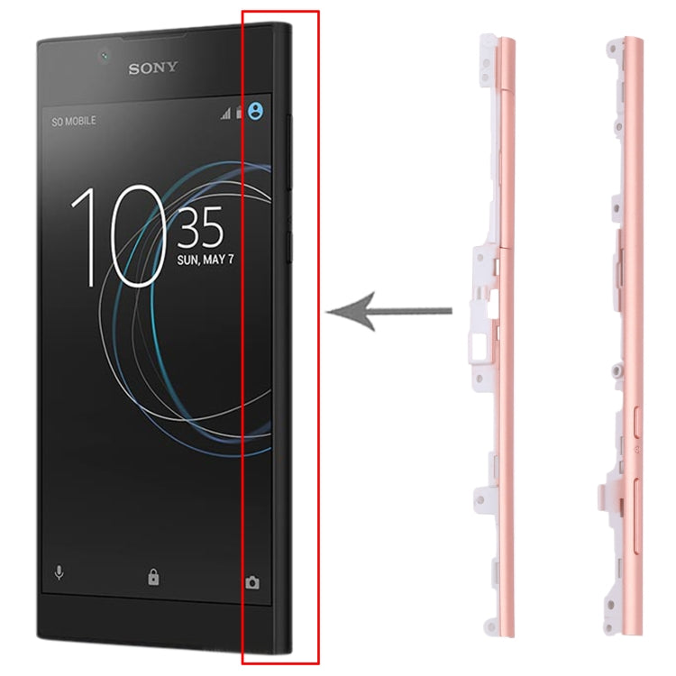1 Pair Side Part Sidebar For Sony Xperia L1