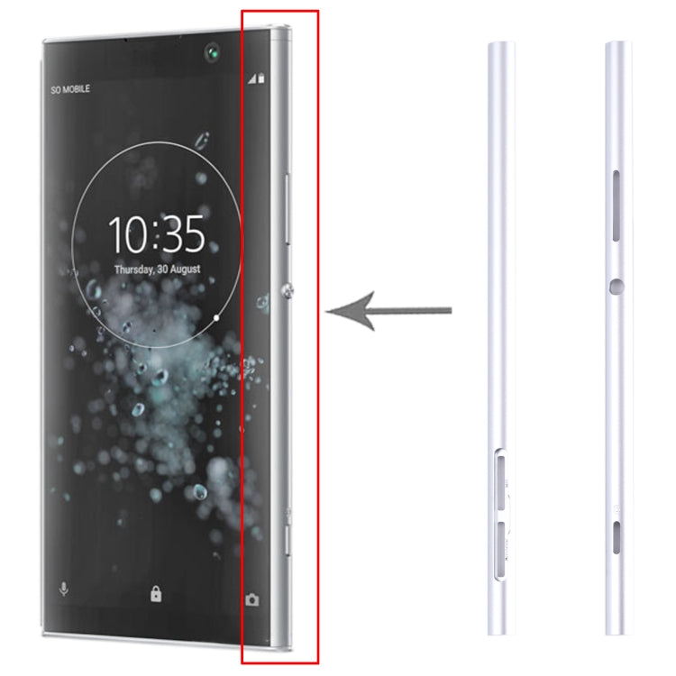 1 Pair Side Part Sidebar For Sony Xperia XA2 Plus