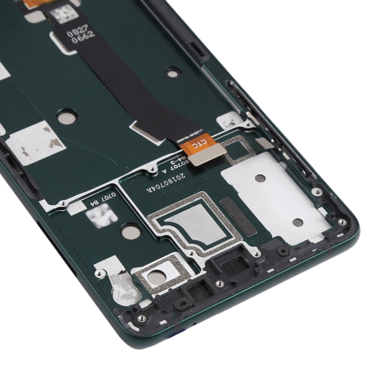 LCD Screen and Digitizer Full Assembly with Frame for Xiaomi Mi Mix 2S(Green)