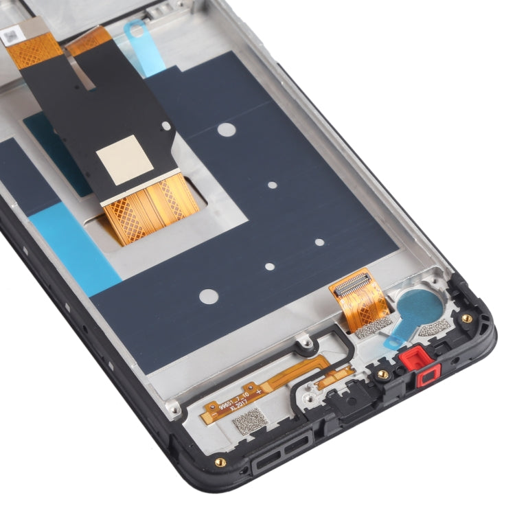 LCD Screen and Digitizer Full Assembly with Frame for Nokia 2.4 TA-1277 TA-1275 TA-1274 TA-1270(Black)