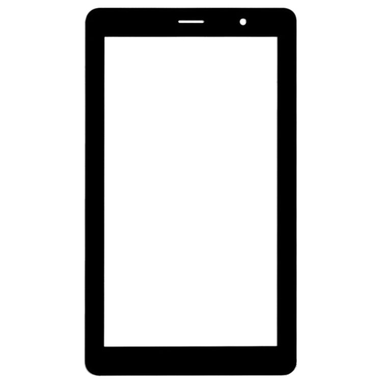 For Alcatel 1T 7 9013A Front Screen Outer Glass Lens (Black)