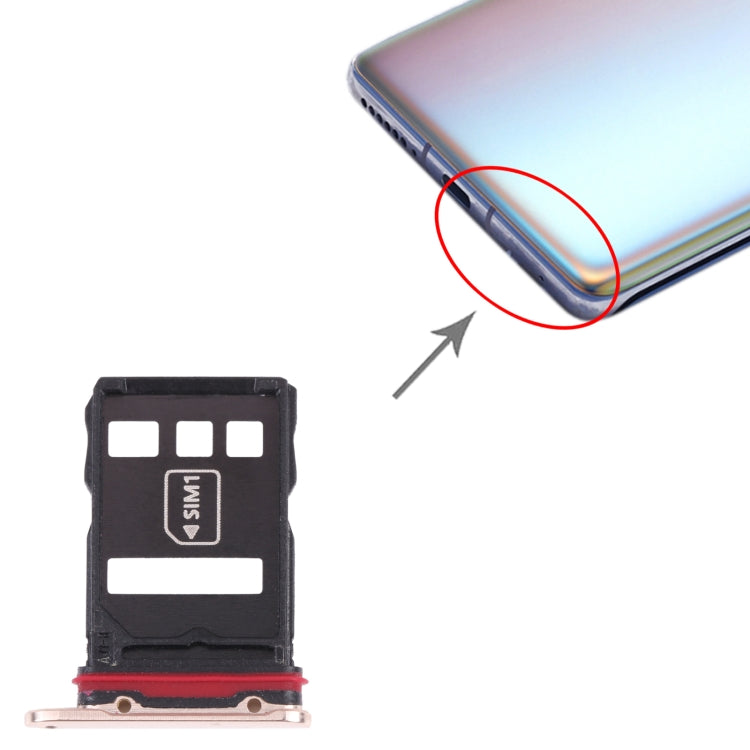 SIM Card Tray + NM Card Tray for Huawei Mate 40 Pro+