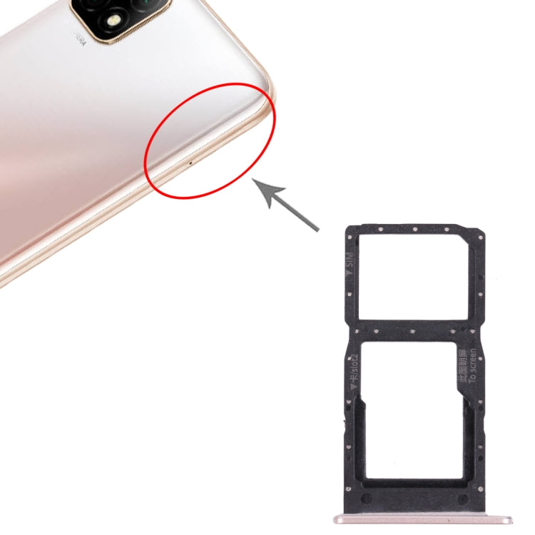 SIM Card Tray + SIM Card Tray / Micro SD Card Tray for Huawei Enjoy 20 5G