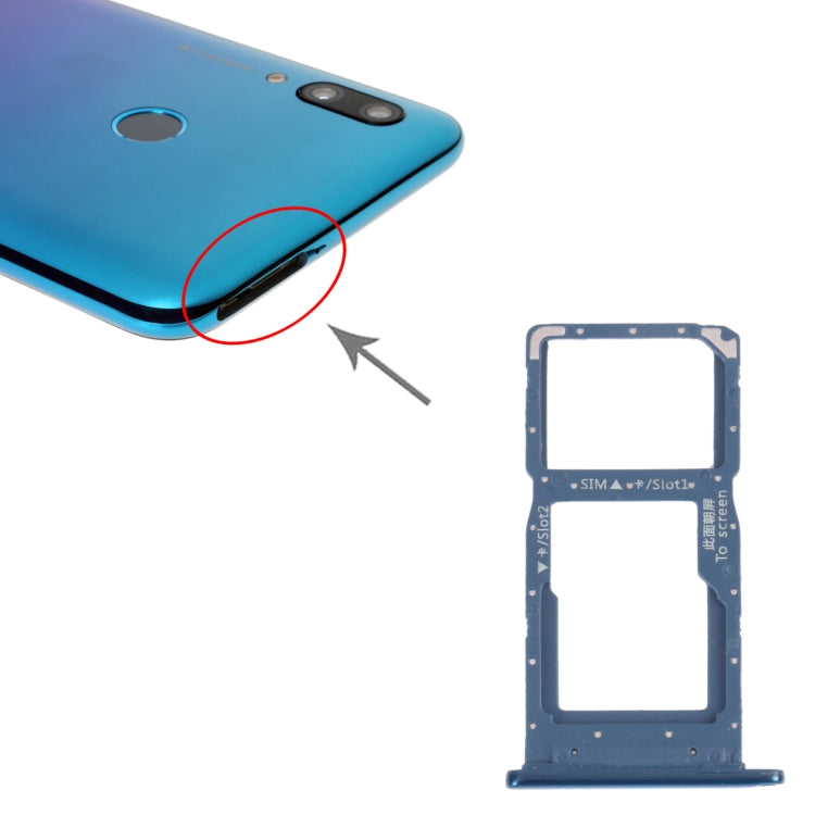 SIM Card Tray + SIM Card Tray / Micro SD Card Tray for Huawei P Smart (2019)