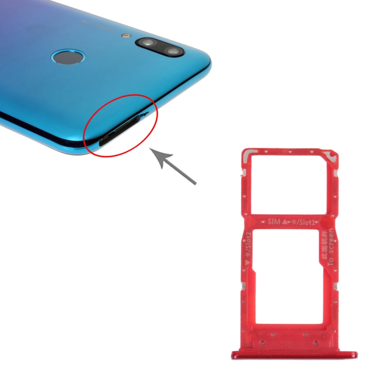 SIM Card Tray + SIM Card Tray / Micro SD Card Tray for Huawei P Smart (2019)