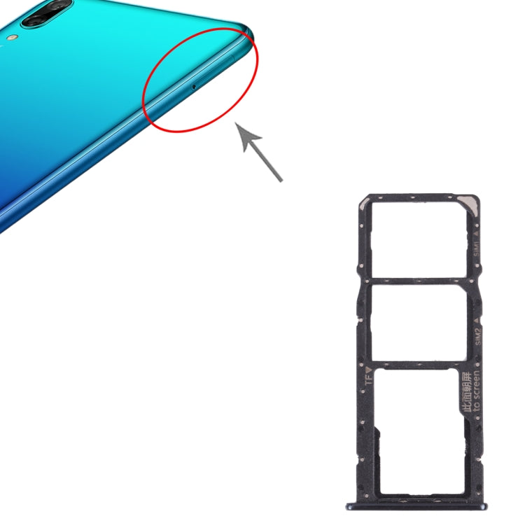 SIM Card Tray + SIM Card Tray + Micro SD Card Tray for Huawei Y7 Pro 2018