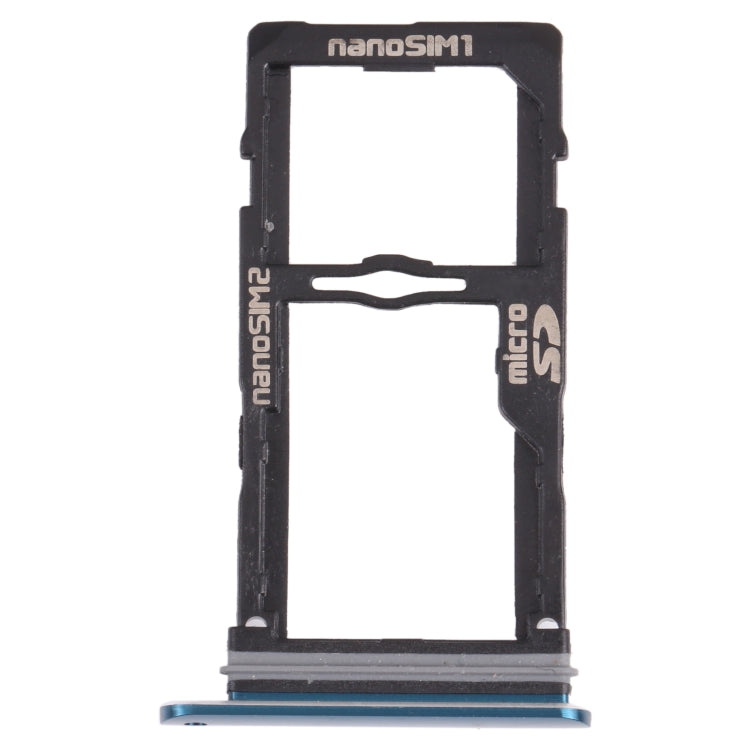 Nano SIM Card Tray + Nano SIM Card Tray / Micro SD Card Tray for LG G8S ThinQ LMG810, LM-G810, LMG810EAW