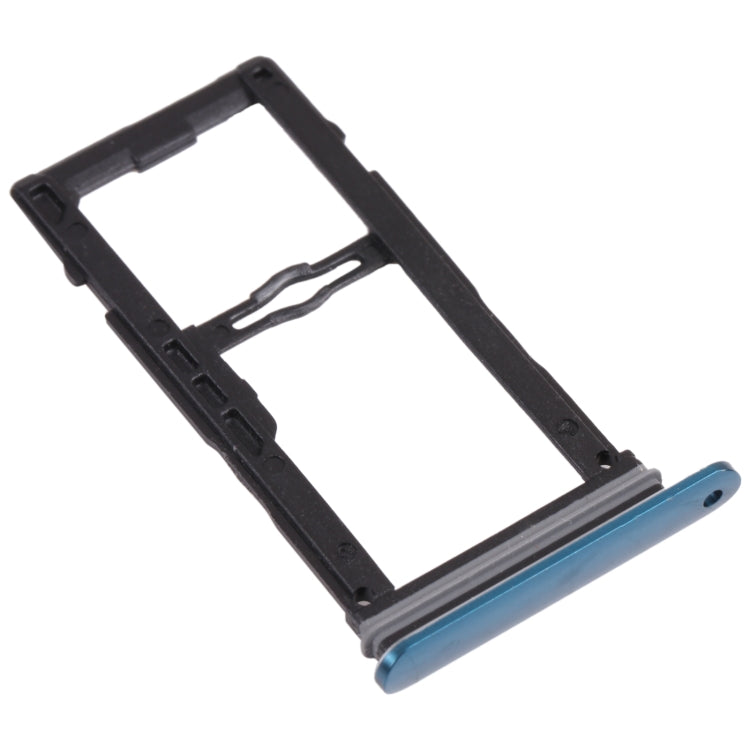 Nano SIM Card Tray + Nano SIM Card Tray / Micro SD Card Tray for LG G8S ThinQ LMG810, LM-G810, LMG810EAW