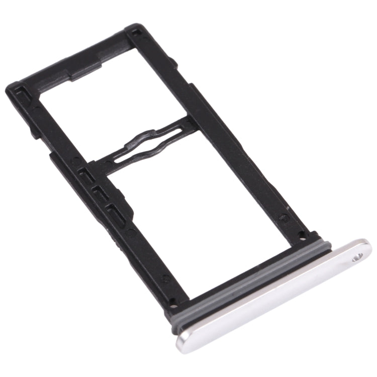 Nano SIM Card Tray + Nano SIM Card Tray / Micro SD Card Tray for LG G8S ThinQ LMG810, LM-G810, LMG810EAW