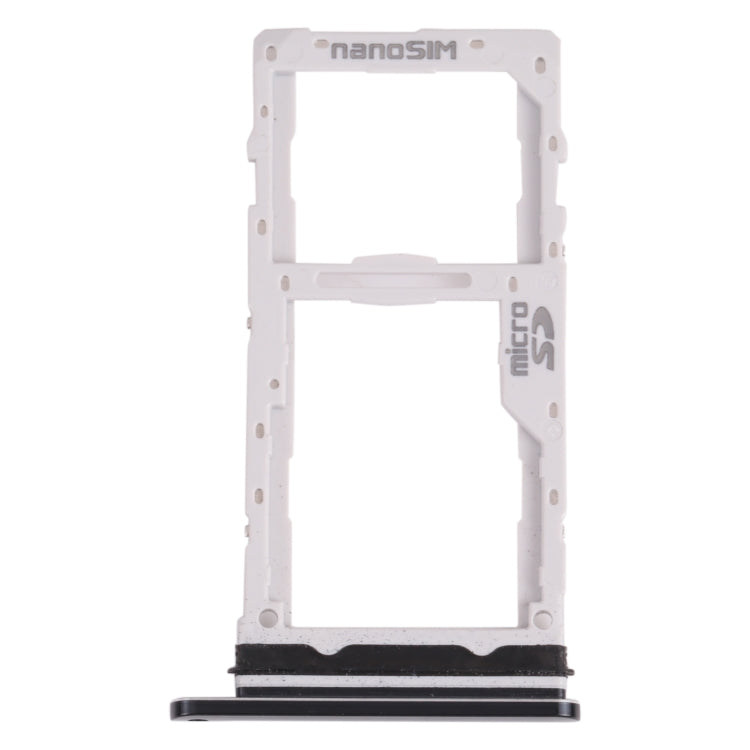 Nano SIM Card Tray + Micro SD Card Tray for LG G8X ThinQ / V50S ThinQ 5G LM-V510N, LMG850EMW, LM-G850 (Black)