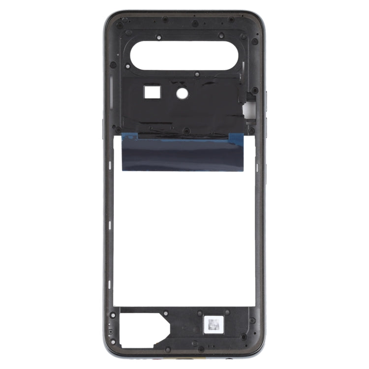 Middle Frame Bezel Plate for LG K61 LMQ630EAW, LM-Q630EAW, LM-Q630 (Black)