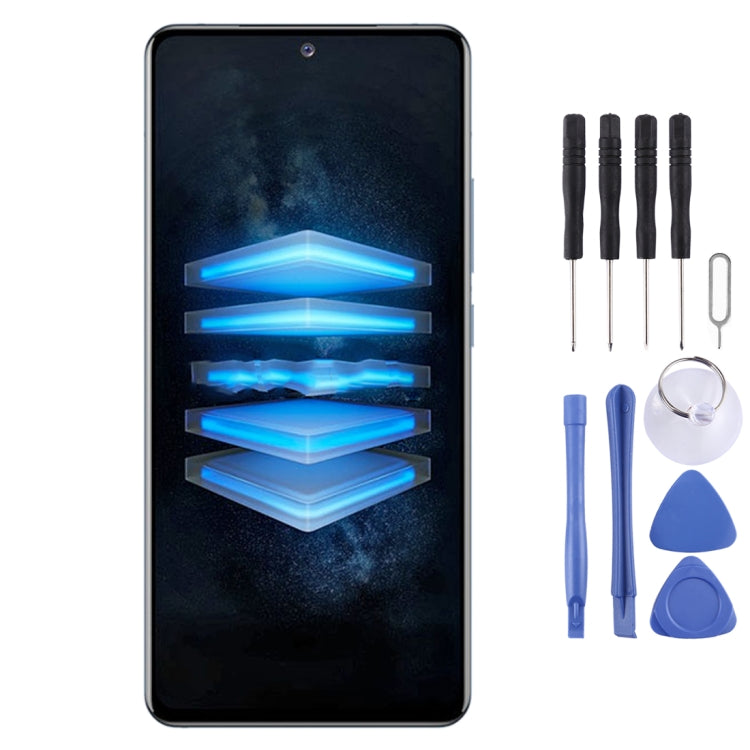 Original AMOLED Material LCD Screen and Digitizer Full Assembly for Vivo iQOO 7 / iQOO 7 (India) / iQOO Neo5 S / iQOO Neo6 (China) V2196A V2049A I2009