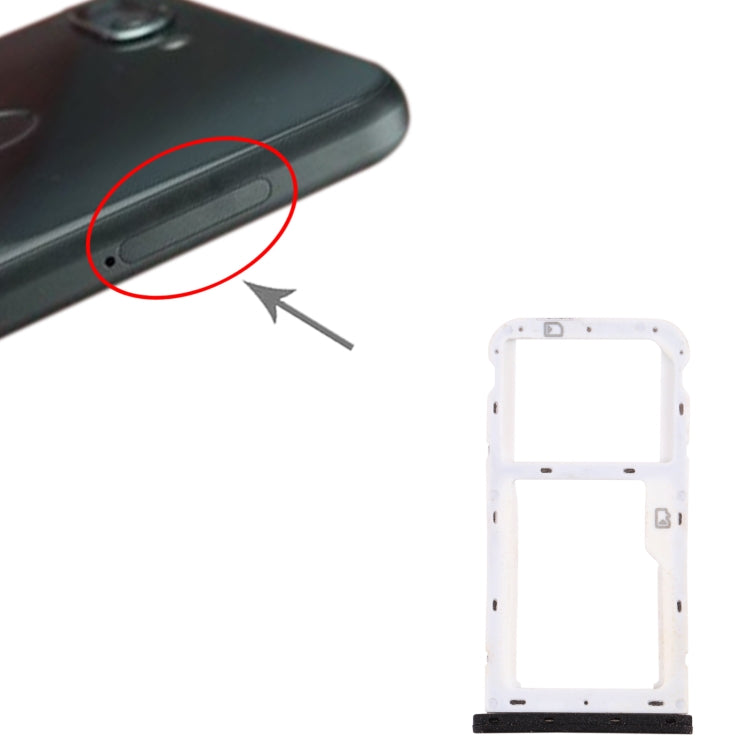 SIM Card Tray + SIM Card Tray / Micro SD Card Tray for ZTE Blade V9 Vita