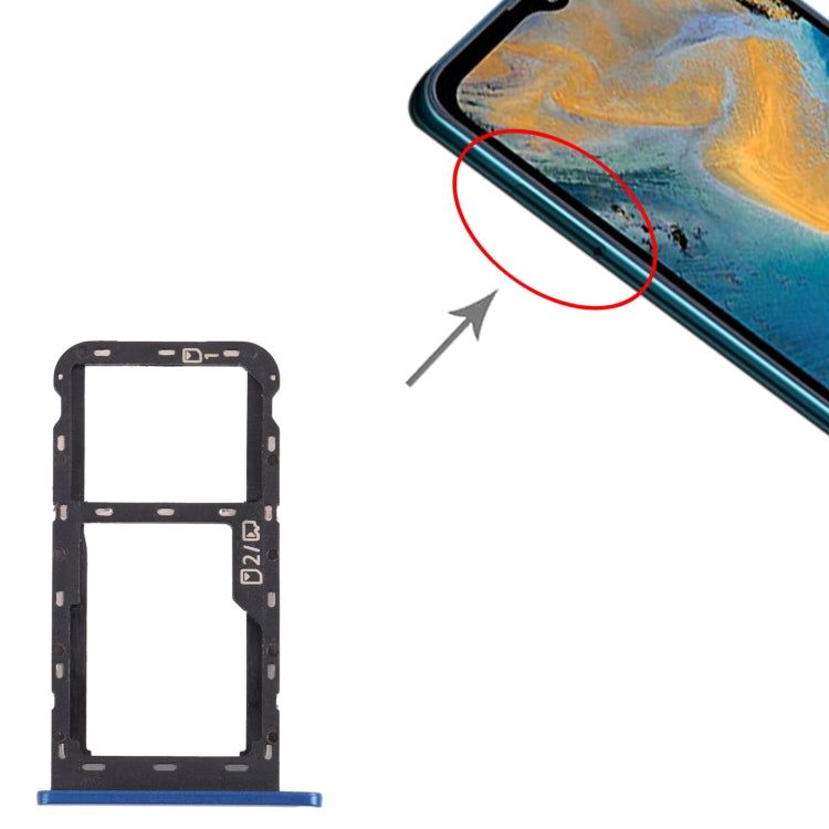 SIM Card Tray + Micro SD Card Tray for ZTE Blade A51