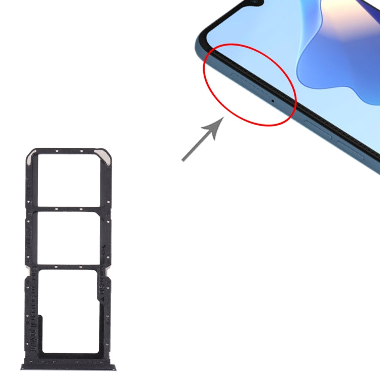 For OPPO A54S CPH2273  SIM Card Tray + SIM Card Tray + Micro SD Card Tray