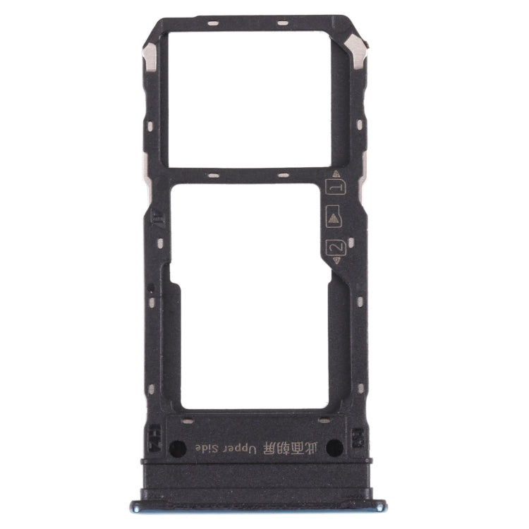For vivo Y76s V2156A SIM Card Tray + SIM Card Tray / Micro SD Card Tray