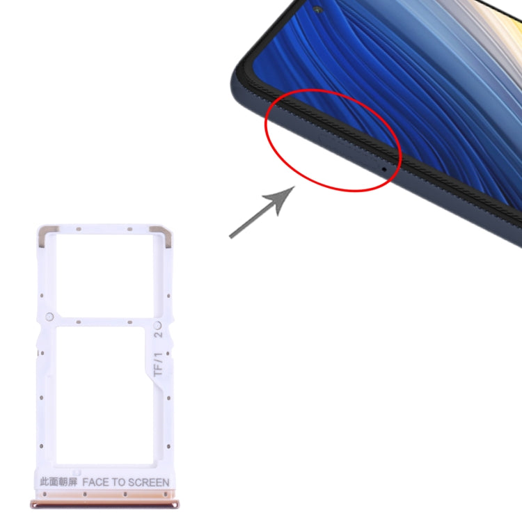 SIM Card Tray + Micro SD Card Tray for Xiaomi Poco X3 Pro M2102J20SG M2102J20SI