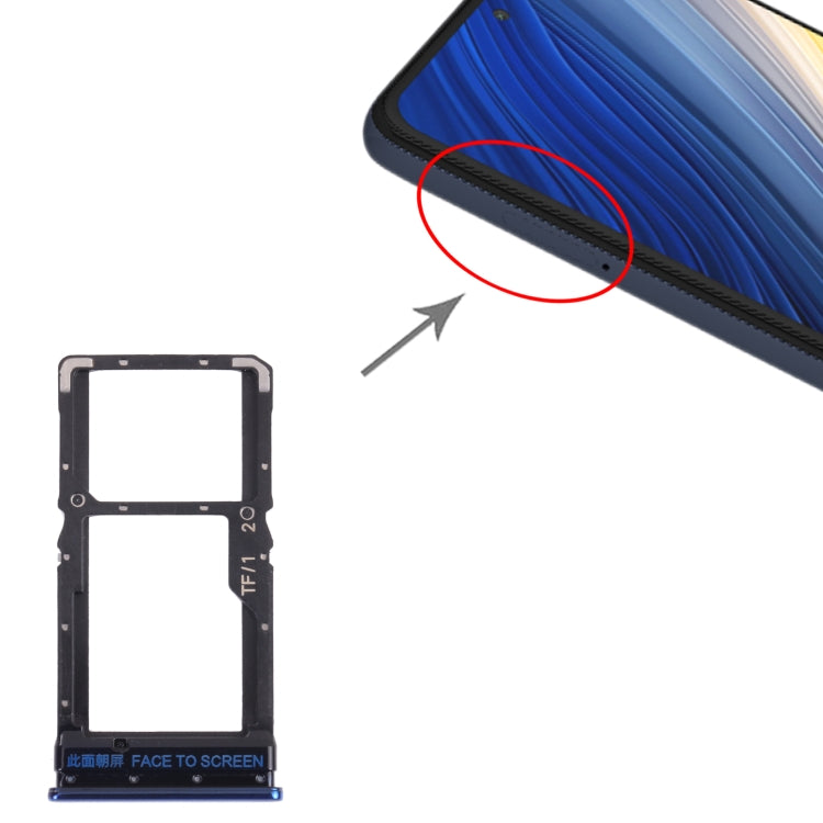 SIM Card Tray + Micro SD Card Tray for Xiaomi Poco X3 Pro M2102J20SG M2102J20SI