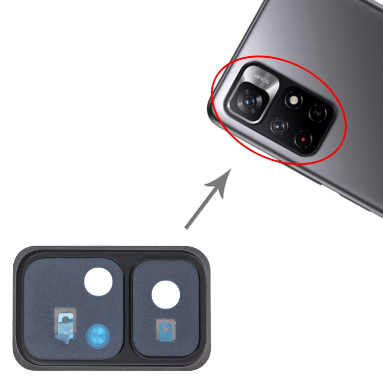 Back Camera Lens Frame for Xiaomi Redmi Note 11 5G