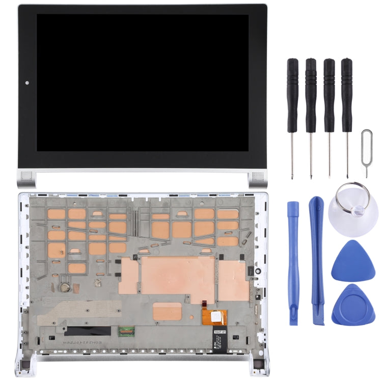 OEM LCD Screen for Lenovo Yoga Tablet 2 / 1050, 1050F,1050L, 1050LC Digitizer Full Assembly with Frame (Silver)