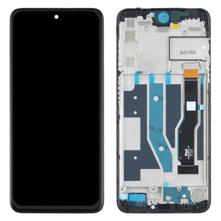Original LCD Screen for TCL 20L / 20L+ / 20 Lite T774H T774B T775H T775B Digitizer Full Assembly with Frame