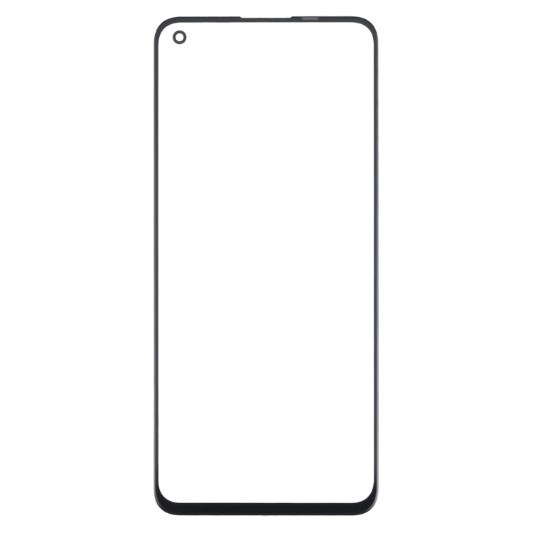 For OnePlus Nord 2 5G DN2101 DN2103 Front Screen Outer Glass Lens (Black)