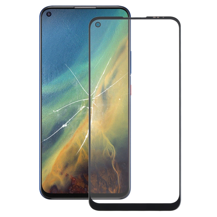 Front Screen Outer Glass Lens for ZTE Blade V2020 5G (Black)