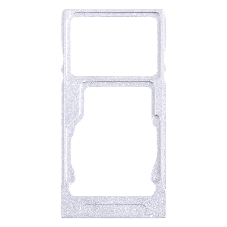 SIM Card Tray + SIM / Micro SD Card Tray for Lenovo Tab 7 (wifi) TB-7504 TB-7504F TB-7504N TB-7504X (Silver)