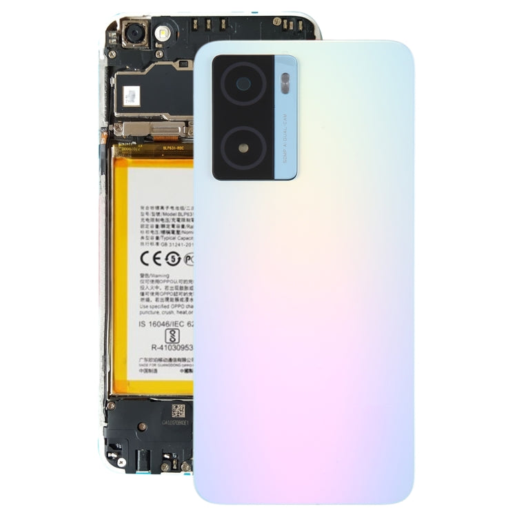 For OPPO A77s Original Battery Back Cover with Camera Lens Cover