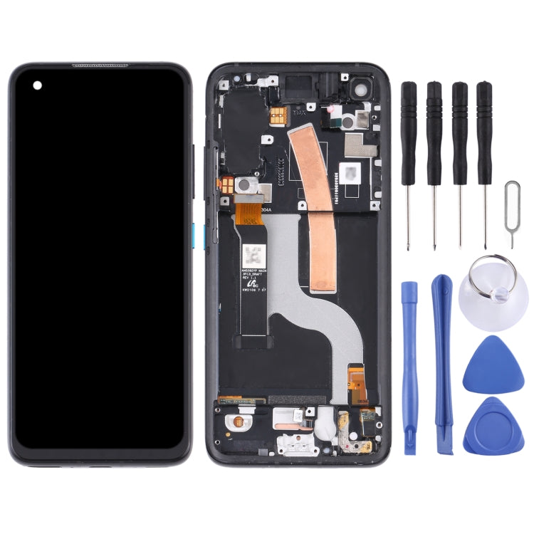 Original AMOLED LCD Screen for Asus Zenfone 8 ZS590KS Digitizer Full Assembly with Frameï¼ˆ
