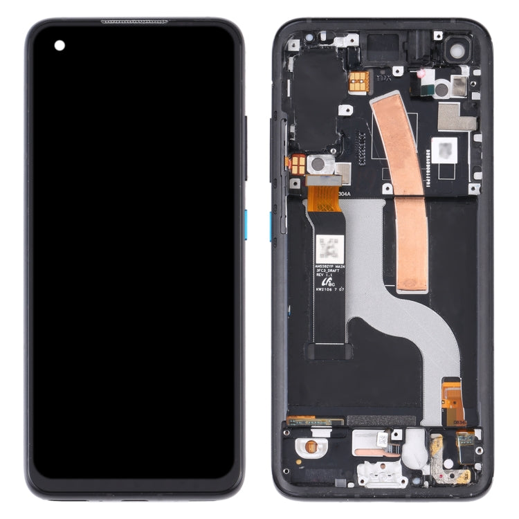 Original AMOLED LCD Screen for Asus Zenfone 8 ZS590KS Digitizer Full Assembly with Frameï¼ˆ
