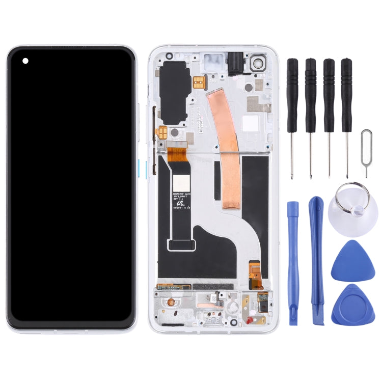 Original AMOLED LCD Screen for Asus Zenfone 8 ZS590KS Digitizer Full Assembly with Frameï¼ˆ