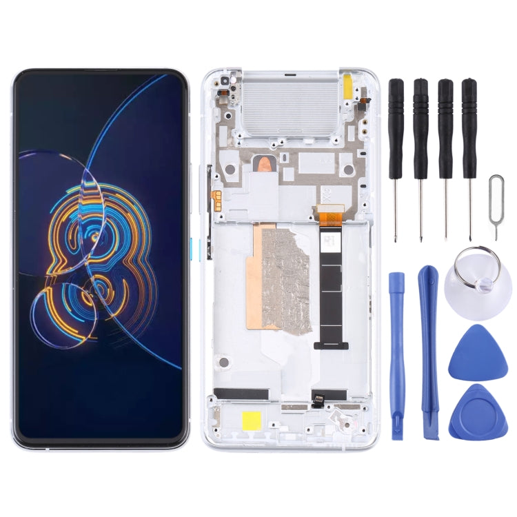 Original LCD Screen for Asus Zenfone 8 Flip ZS672KS Digitizer Full Assembly with Frameï¼ˆ