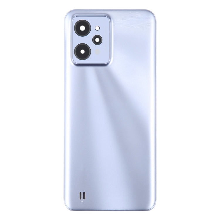 For Realme C31 Original Battery Back Cover with Camera Lens Cover(Purple)
