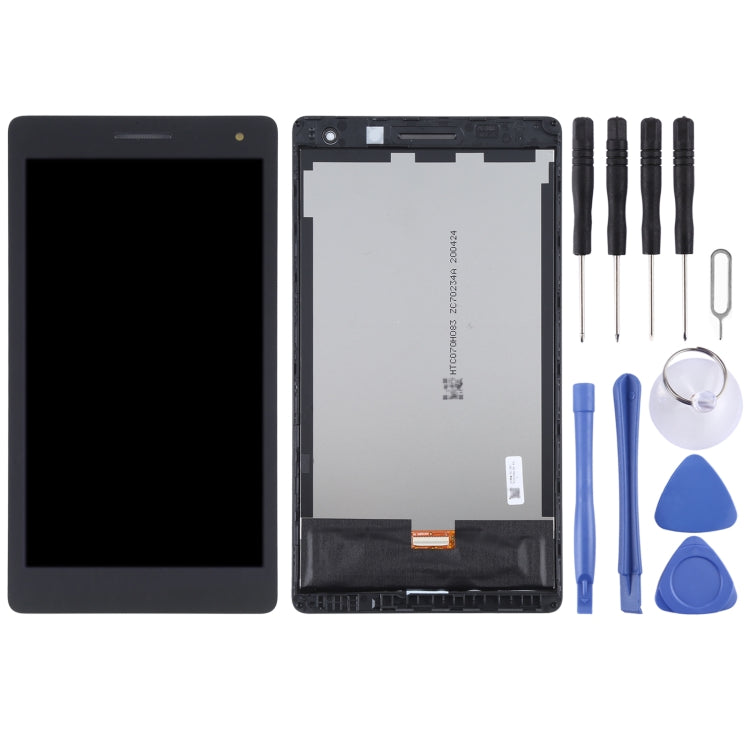 Original LCD Screen for Huawei MediaPad T3 7.0 3G BG2-U01 Digitizer Full Assembly with Frame(Black)