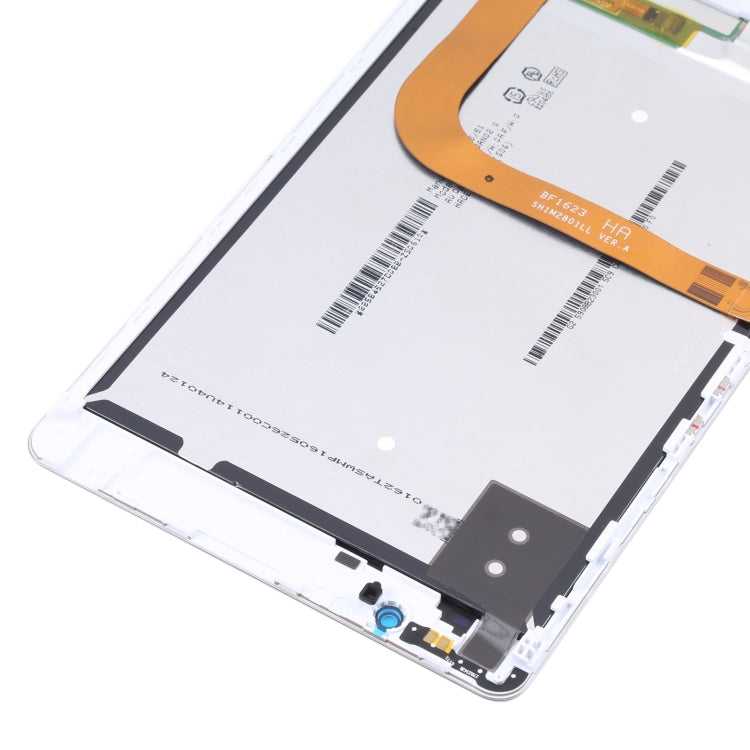 Original LCD Screen for Huawei MediaPad M2 8.0 M2-801L Digitizer Full Assembly with Frame(White)